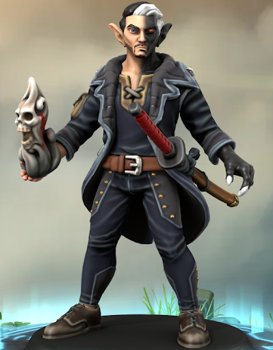 Hero Forge Model of Davolm Moonstone